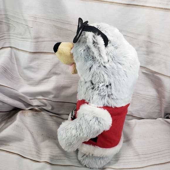 Harley Davidson Motorcycle Biker Club Rider Plush Teddy Bear Gray 15 inch 2012 - Picture 4 of 10